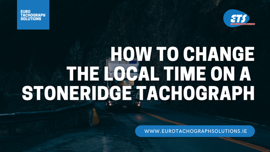 How To Change The Local Time on a Stoneridge SE5000 Tachograph